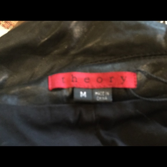 THEORY LEATHER JACKET - Picture 5 of 7